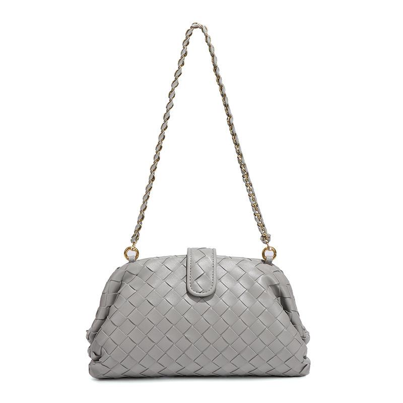 Handgewebte kreative Wolken-Einschulter-Achseltasche neue Mode diagonale Span-Knödeltasche Mini-Umhängetasche