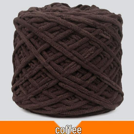 Plush Wool Yarn for Hand-Knitted Crochet Shoes & Slippers