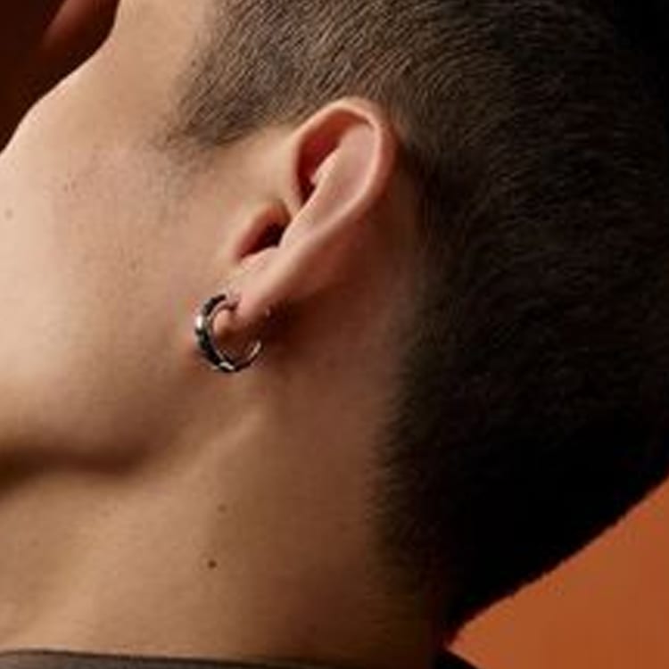 HERMES Earrings Men's H100082FP