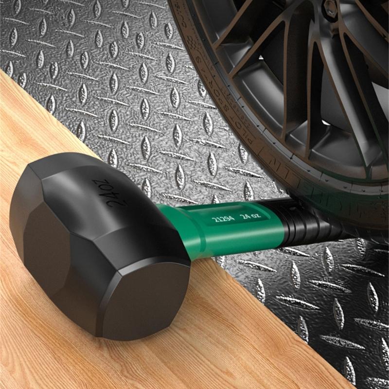 Shock Absorbing Rubber Mallets With Industrial Construction Suitable For Flooring Tile Furniture Assembly Home Projects