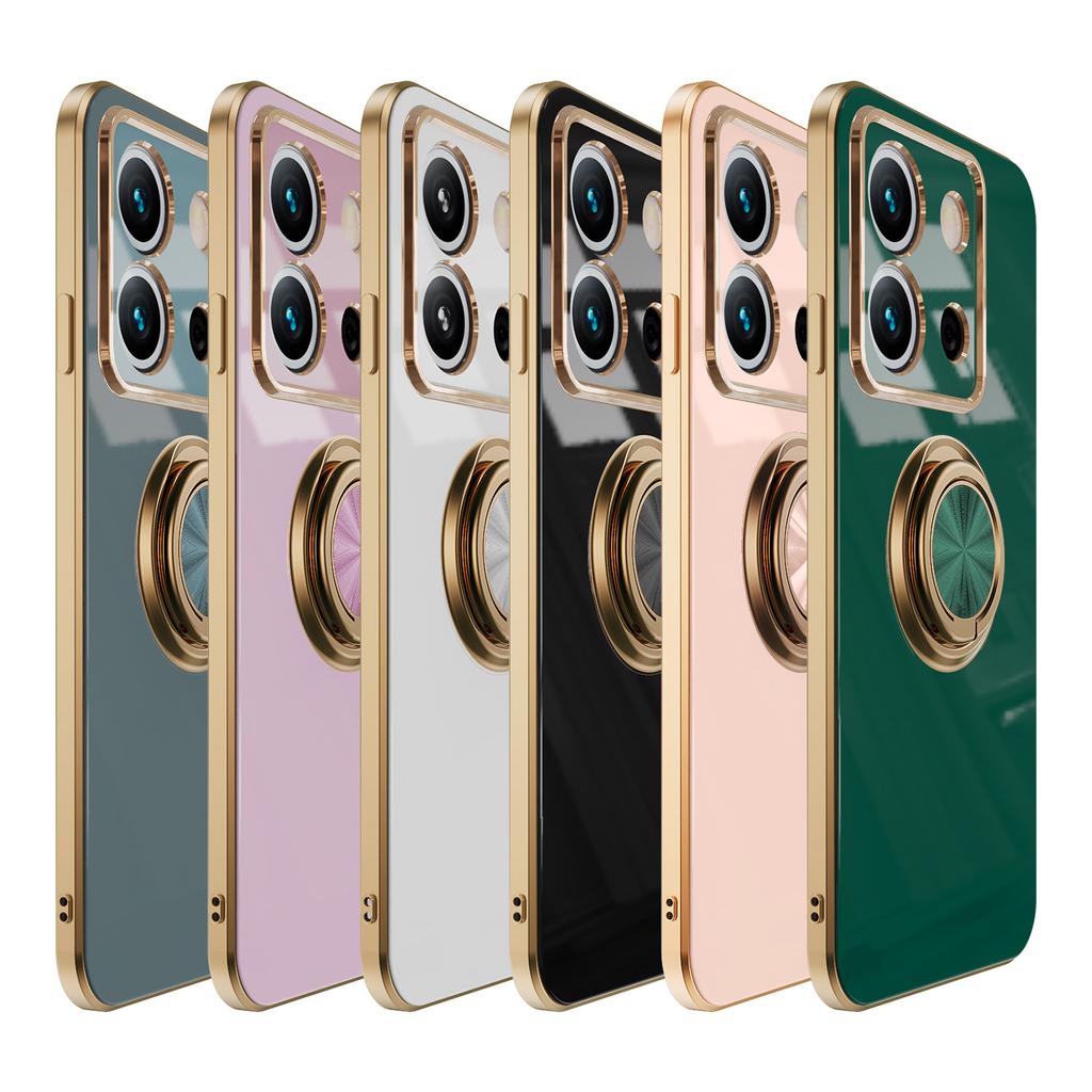 Uchwyt na palec Pokrowiec na telefon z powłoką dla POCO X6 M6 Pro Etui z podstawką Funda dla POCO M5S C65 F3 F4 X3 GT M3 X5 F5 Pro 5G