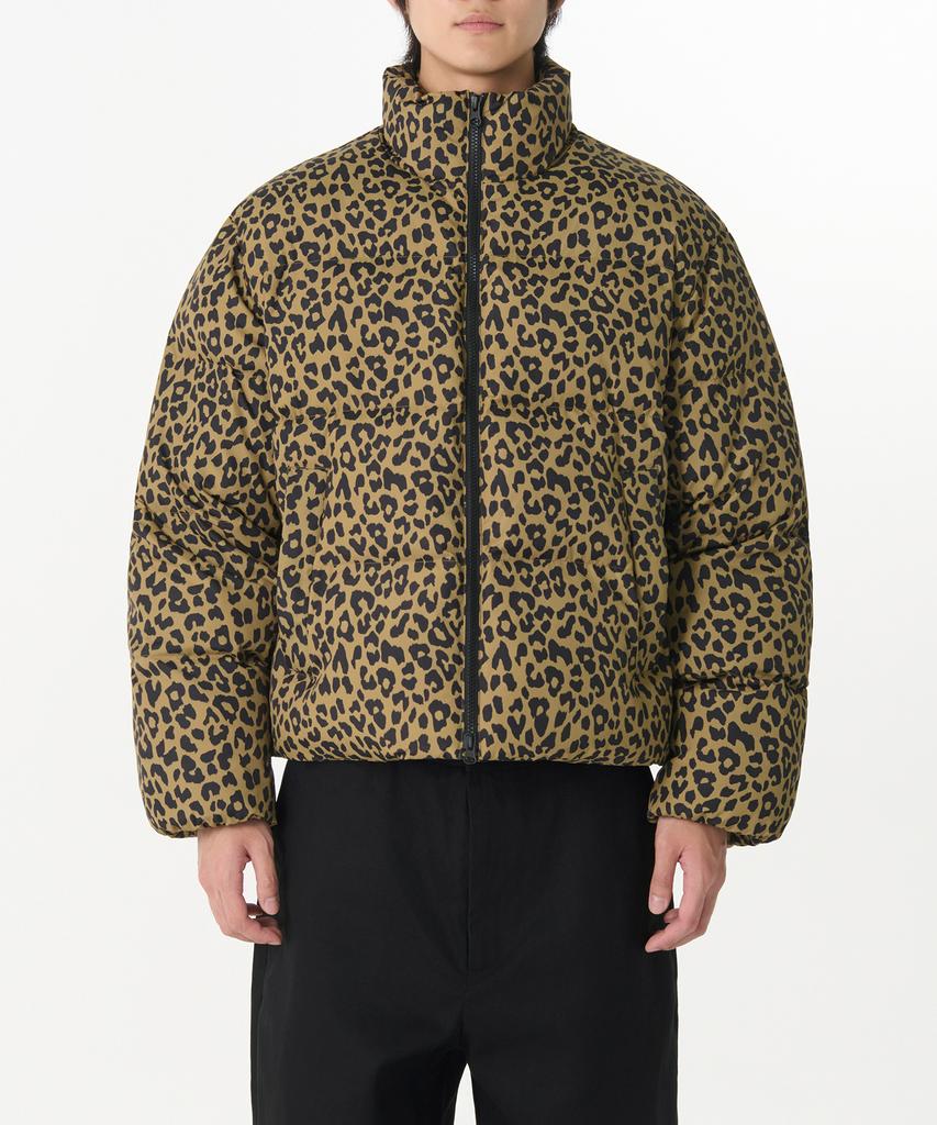 Musinsa Standard [Noh Hong-Chul Collaboration] Lucky Guy Leopard Short Padded Jacket [Beige]