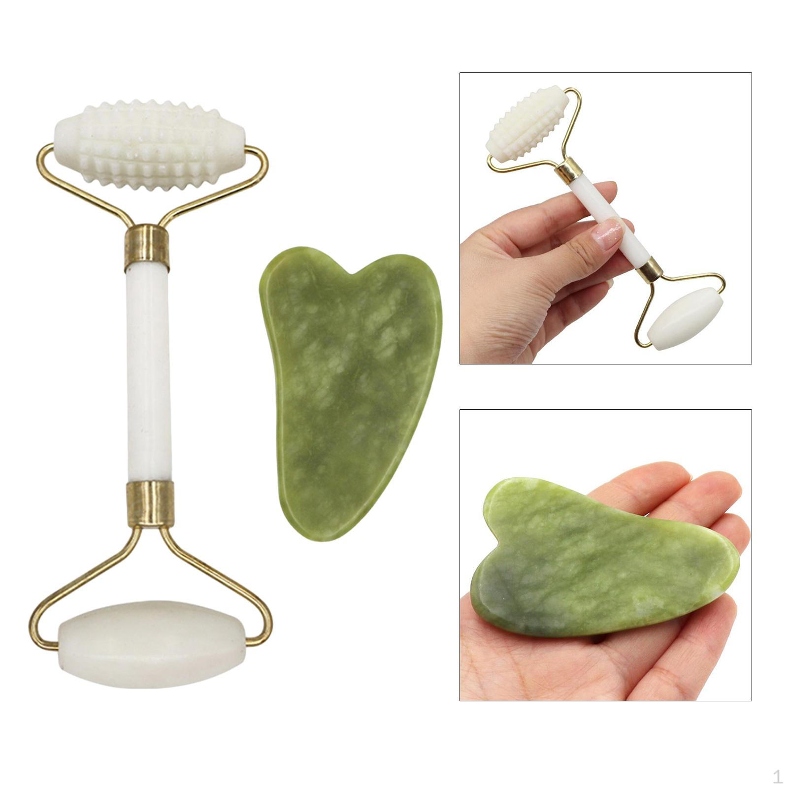 

Roller and Tool Set Eyes Facial Lift Wrinkles зелений