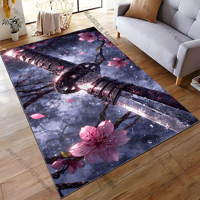 Sword red circlecarpet Yoga living room room decor children's crawling mat doormat area rug games floor mat