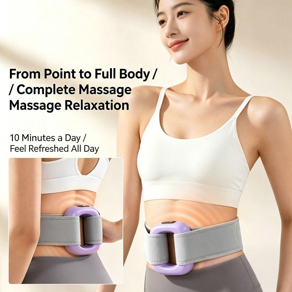 USB Charging Vibration Plate for Lymphatic Drainage Electric Waist Massager  for Weight Loss