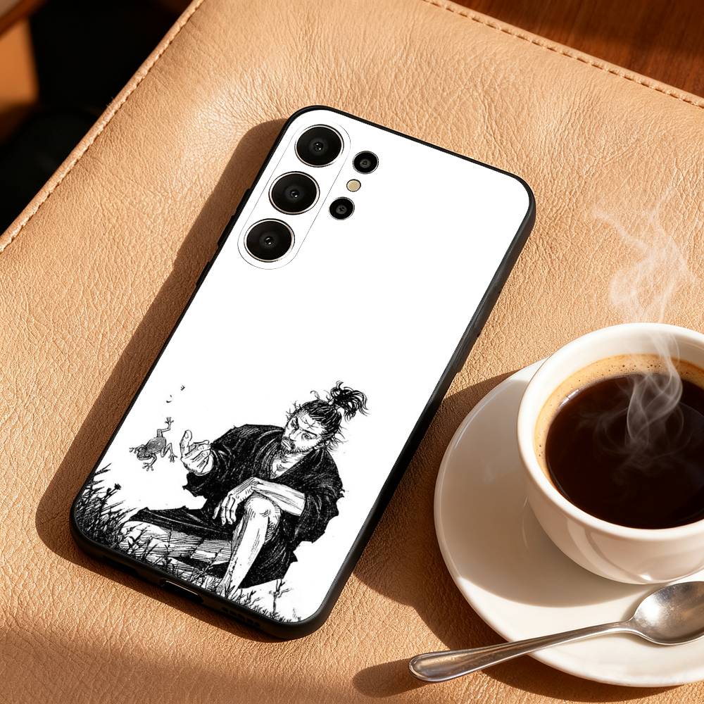 Vagabond M-Miyamoto M-Musashi  Phone Case For Samsung S25,24,23,22,30,21,10,9,Ultra,Plus,Lite,FE Black Soft Case