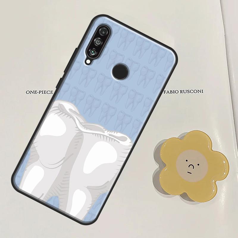 Dentist Tooth Pattern For Huawei Nova 11 9 10 SE Y60 Y70 Y90 Y61 Y91 Nova 3i 7i 8i 11i P20 P40 Lite P30 Pro Case