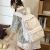 Point Print Student Schoolbag Women's Backpack