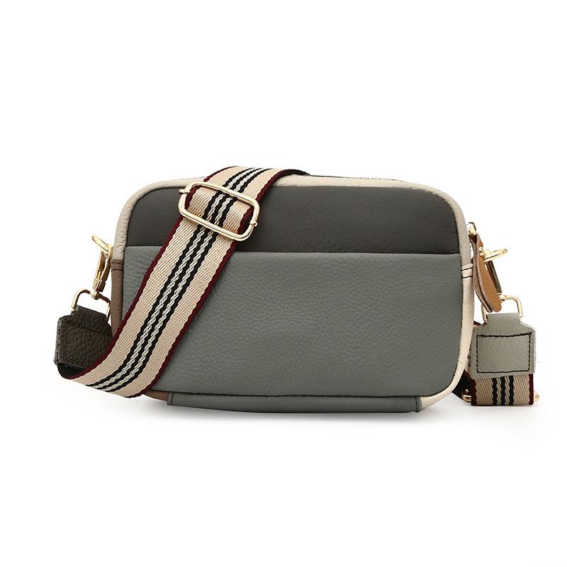 

Кожаная женская сумка в тон, модная, через плечо, сумка-мессенджер, первый слой, маленькая квадратная сумка из коровьей кожи