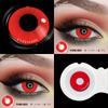 1 Pair Color Contact Lenses for Eyes Cosplay White Lenses Anime Accessories Lenses Black Contacts Lenses for Halloween