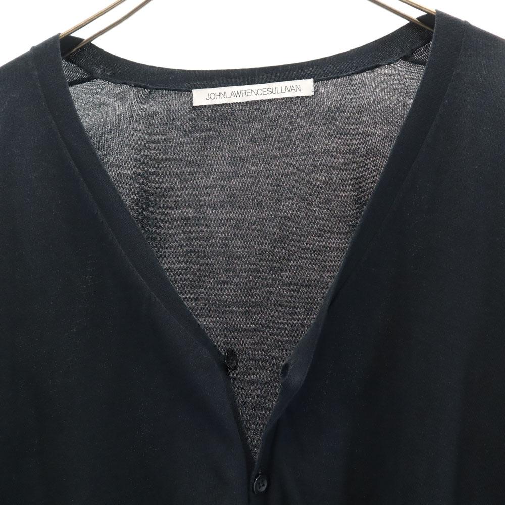 JOHN LAWRENCE SULLIVAN Long sleeve knit cardigan M dark blue Women Used