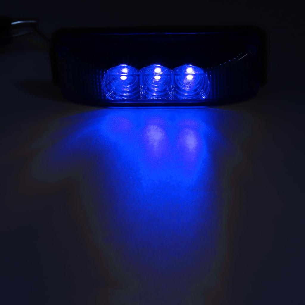 Ygmylandbb LED Truck Side Marker Lamp, 24V, , 3-LED Side Light, Car Width Light,