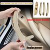 Beige Genuine Leather Car Front Rear / Left Right Interior Door Handle Inner Panel Pull Trim Cover For BMW E70 E71 X5 X6 07-13