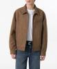Synthetic Suede Work Jacket [Light Brown]