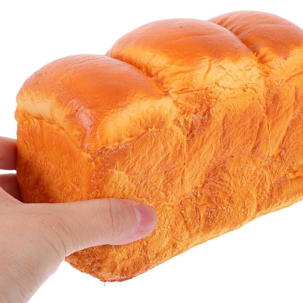 STOBOK Fake Bread Simulation Realistic Artificial Fake Food Faux Replica Bread for Party Photography Props Model, Bread, Bread, Props, Kitchen,