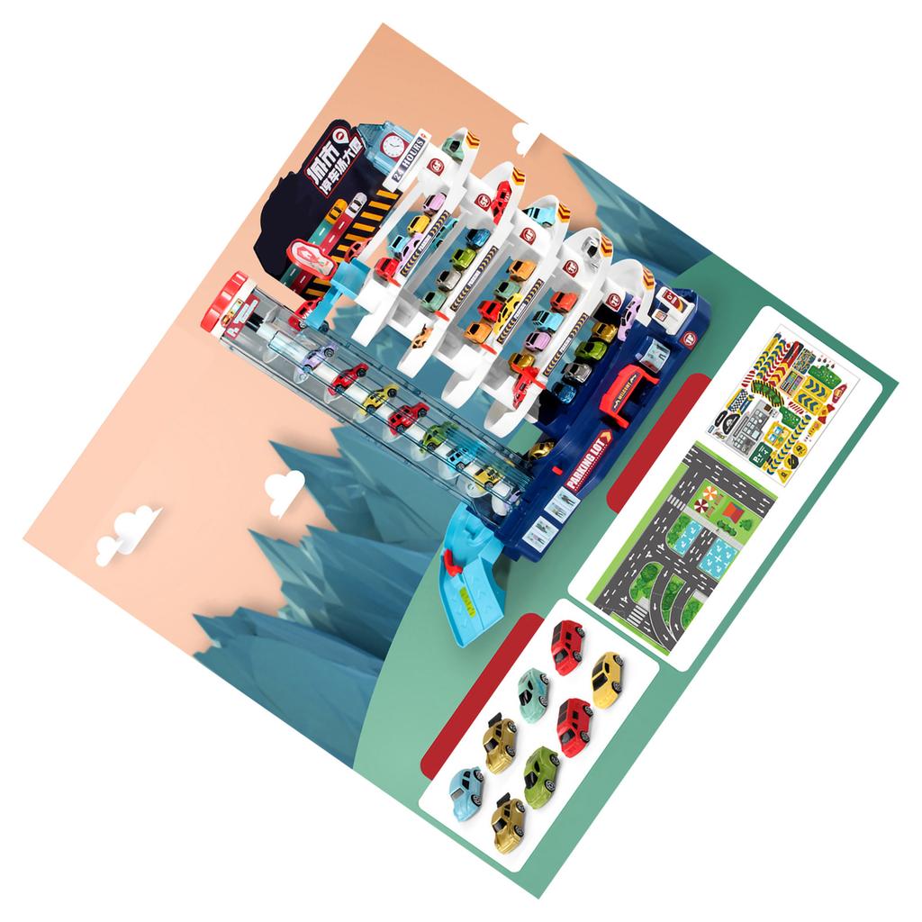 Іграшка Автомобільні рейки Гнучка Гравітаційна Гірка Пригода Подарунок на День народження Іграшка Трек для Електромобіля для