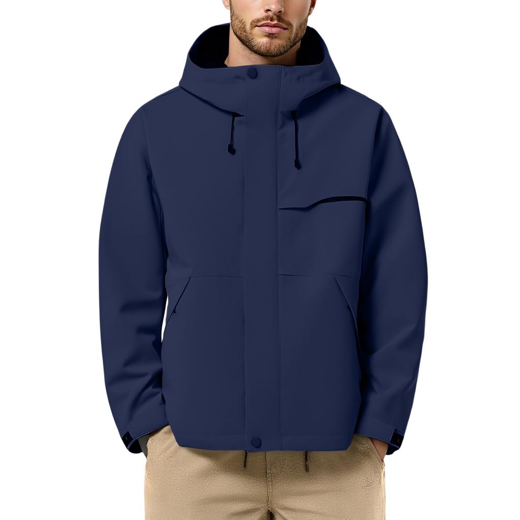 Men's Outdoor Casual Loose Sun Protective Clothing Punch Jacket Coat