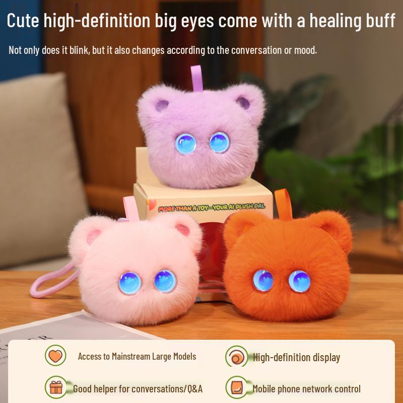 AI Spirit Cat Plush Toy: Interactive Emotional Pet & Learning Companion