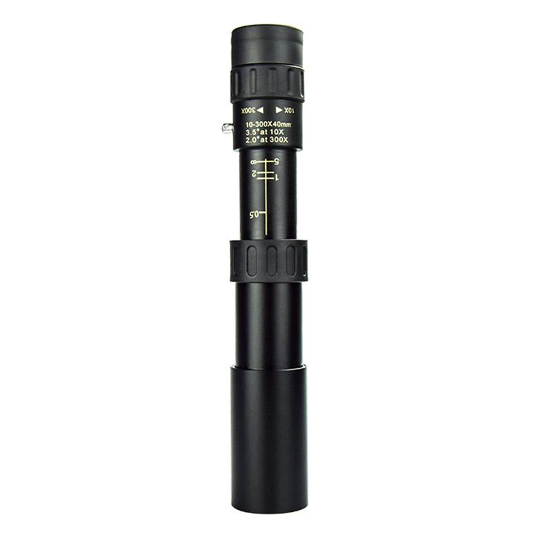 10-300X Zoom HD Portable Monocular Telescope Long Range Professional Telescopic Monocular