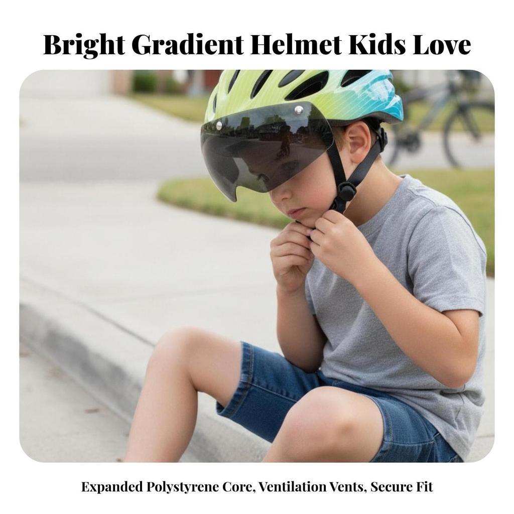 Kids Bike Helmet Ventilated children’s Cycle Streamlined for Toddlers