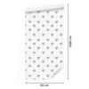 Hearts Wallpaper White and Light Gray 50x1000