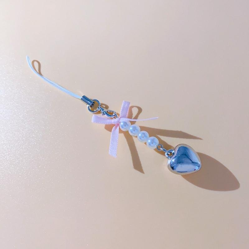 Fashionable Phone Pendant Cute Bag Charm Handmade Phone Charm Stylish Phone Chain Alloy Material Gift for Women Girls