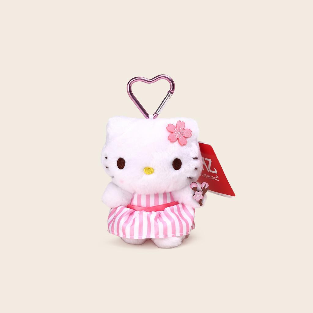 Cinnamoroll Kuromi Character Plush Keychain With Heartshaped Cherry Blossom Hello Kitty For School Bag Gift