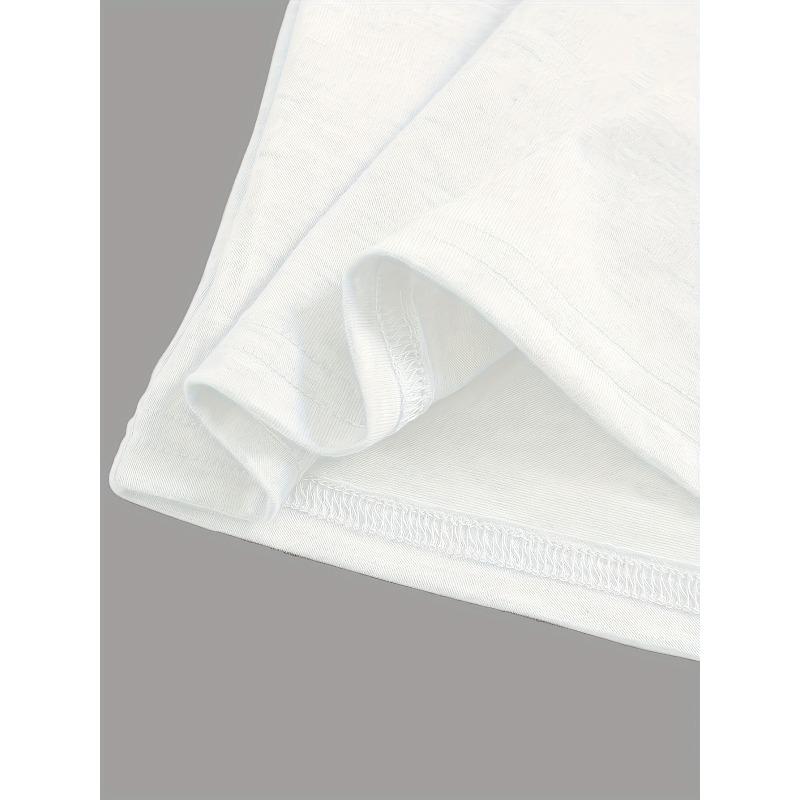 Europäische Größe Mädchen Rundhals Kurzarm T-Shirt mit Honigbienen-Musterdruck