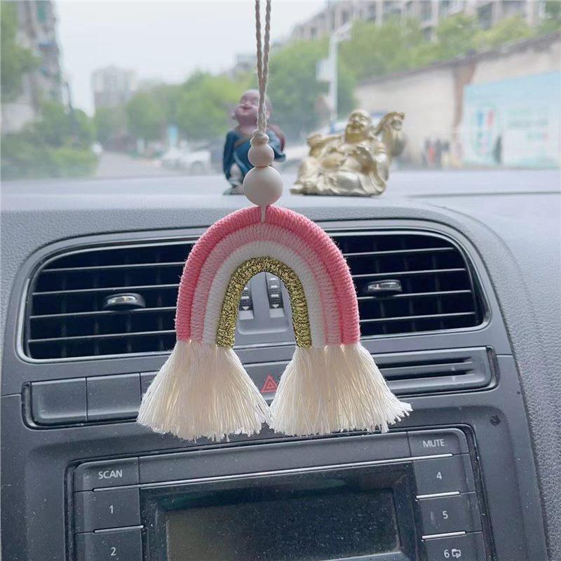Cute Car Accessories,Car Mirror Hanging Accessories Women Cute Car Decorations Accessories Interior Aesthetic Pendant