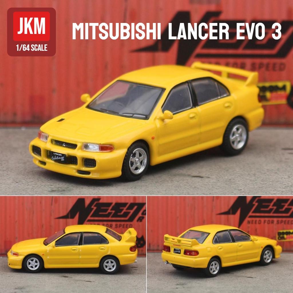 1/64 Mitsubishi Lancer Evolution EVO Familie JDM Initial D Spielzeugauto Modell JKM 1:64 Kostenlose Räder Druckguss Metalllegierung Sammlung Geschenk