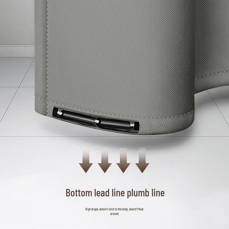 Thickened Solid Color Shower Curtain