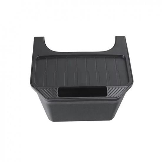Rear Seat Storage Boxes Organizer Center Console B Backseat Trash Can Garbage Box and lid