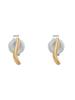 Skagen Women's ESSENTIAL WAVES Gold-Tone Stainless Steel Stud Earrings, SKJ1782710