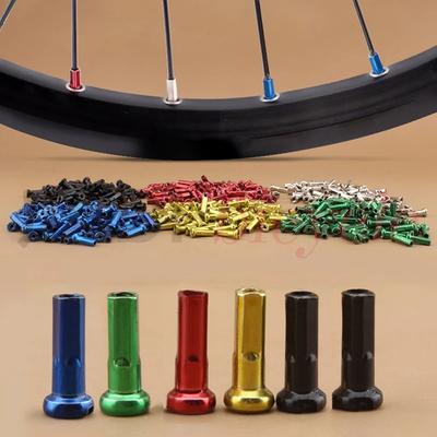 Corrosion Resistance Anodized Spoke Cap Bike Wheel Bicycle Spoke Nipples Cycling Spokes Nipples