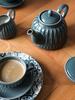 CUP WITH SAUCER FOR COFFEE AND TEA 250ml MOSAIQUE OLIVE LINE
