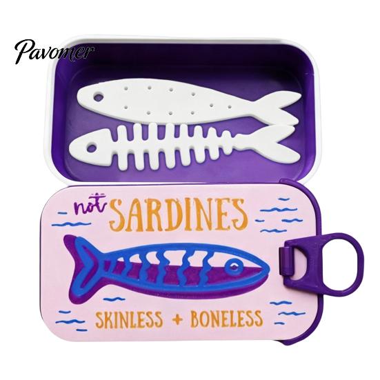 Plastic Jewelry Case Sardine Can Storage Box, Portable Anti-tangle Travel Case, Lightweight Retro Organizer for Necklaces And Earrings