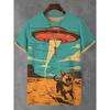 2026 New Samurai Cat 3D Men's T-shirt Fashion Cool Daily T shirt Casual Short Sleeve Top Outdoor Holiday
