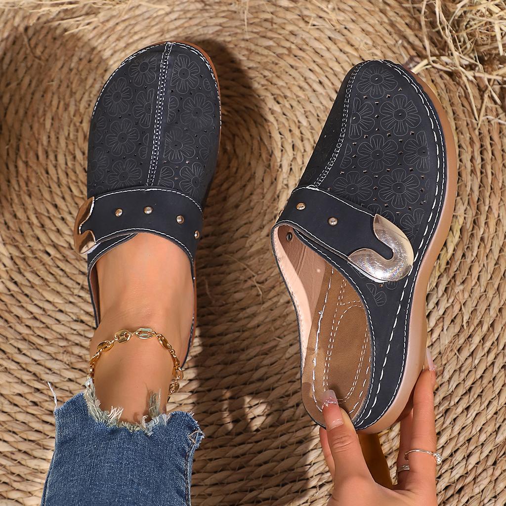 Fashion Women Wedge Slippers 2025 New Casual Sandals Slip-On Platform Shoes Lightweight Designer Slippers Slides Women Zapatos De Mujer