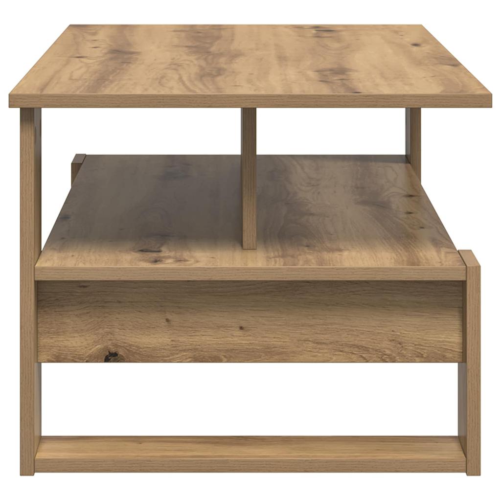 Artisan Oak Coffee Table 90 x 50 x 40 cm Particleboard