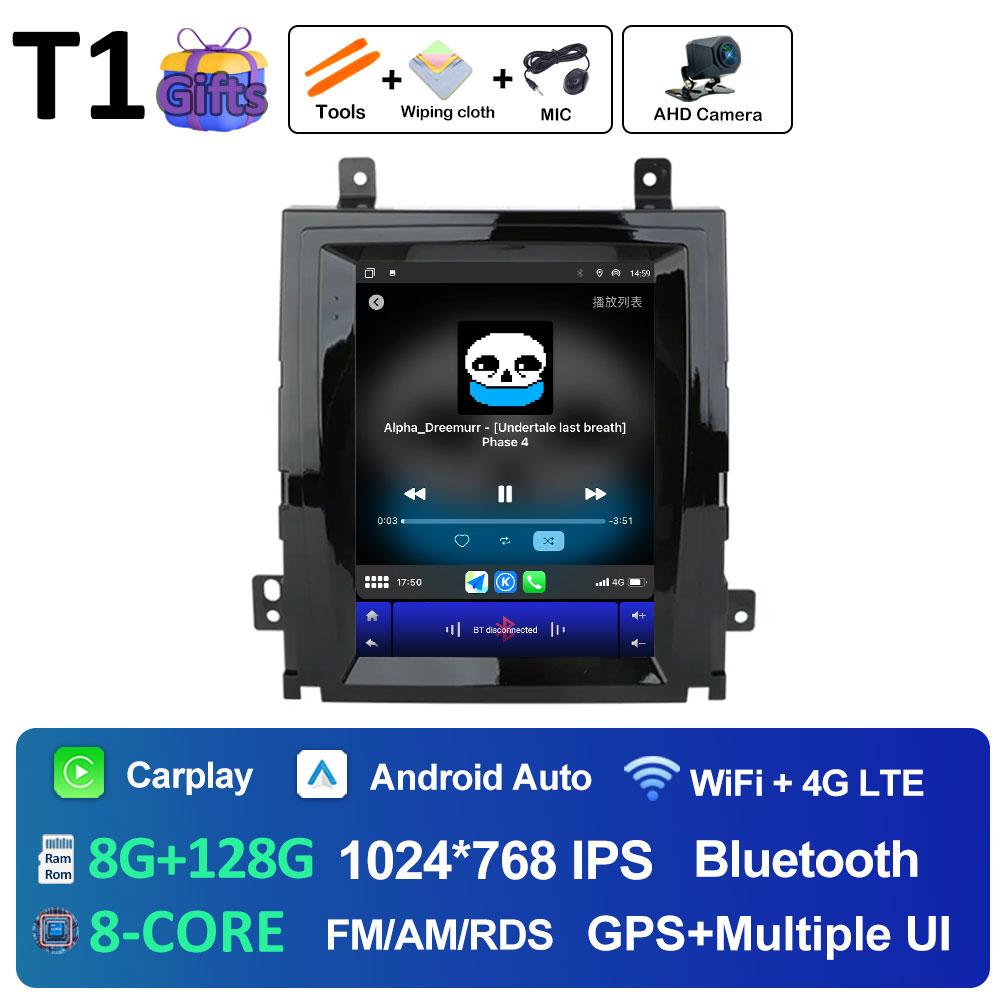 For Cadillac Escalade 2007 2008 2009 2010 2011 2012 2013 Android Auto Wireless Carplay 9.7 inch Touch Screen WIFI Accessories 4G
