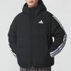 adidas Men's ESS 3S Padded Hooded Down Jacket