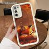 Phone Case: 2D Flat Samsung Galaxy A34 A35 M05 M06 S20 S22 S21 FE Plus 5G Tiered Protective Case, Sleeping Red Fox, Christmas and Halloween Gift