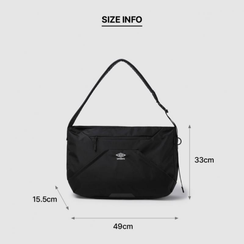 Umbro Rollin Duffel Messenger Bag Ur123cbg16 Blk