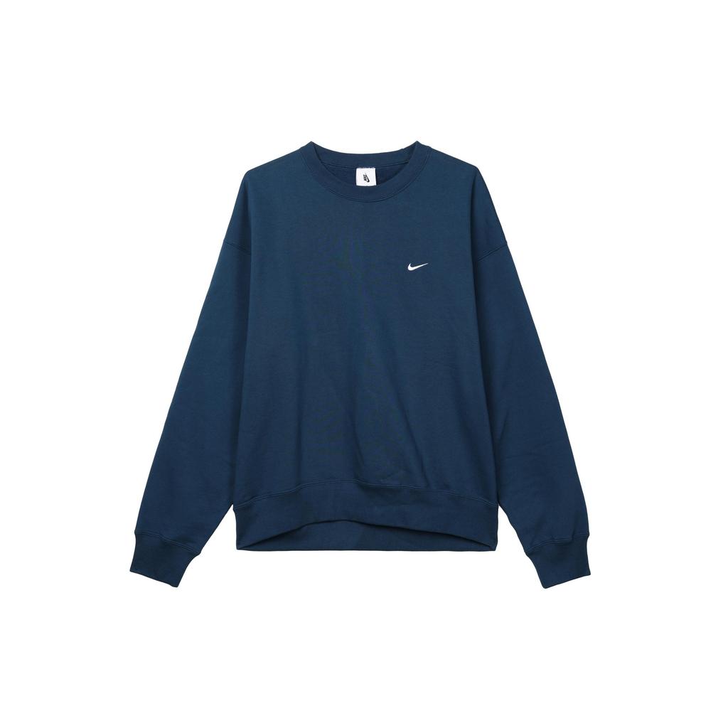 Nike Sweatshirts Men's Blue Crew Neck Moderate Regular DA0318-460