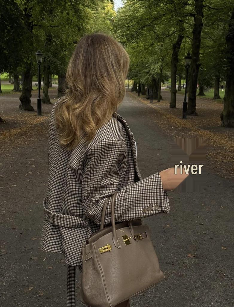 European & American Women's Autumn Casual Plaid Lapel Suit with Shorts