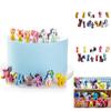 12'li My Little Pony Aksiyon Figürleri Pasta Üstü Süsleri Ev Dekorasyonları Hediyeler