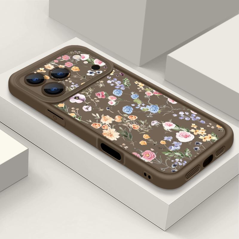 Husă de Telefon Funda Moale TPU Silicon Rezistentă la Șocuri Pentru iPhone 17 Air 16e 16 15 14 Pro Max 13 17 Pro Max 17 Pro 17 Husă cu Model Colorat de Trandafiri
