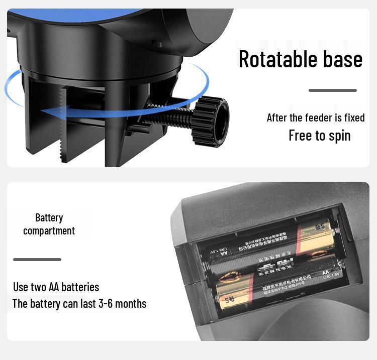 Smart Fish Tank Feeder: Large Capacity, Programmable Timer, Ideal for Aquariums, Koi, and Goldfish