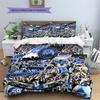 Charlotte FC Pattern Bedding Home Decoration Birthday Gift (1 * duvet cover + 2 * pillowcase, without core)