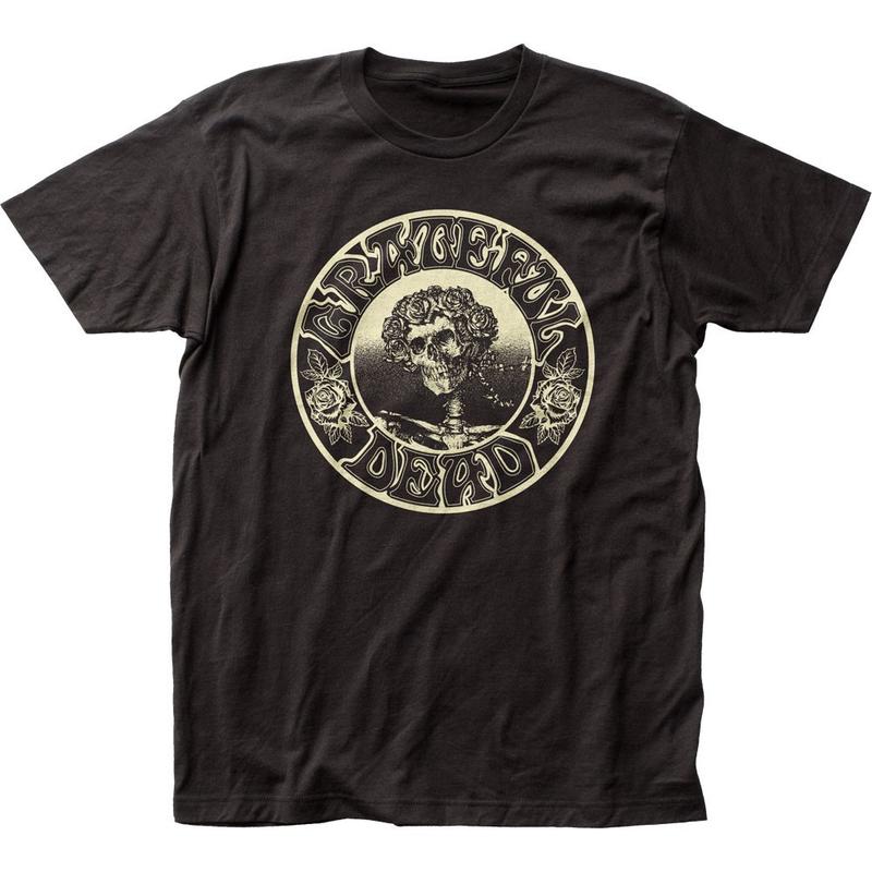 Greatful Dead Glowing Skeleton Unisex T-shirt Music Classic Concert Band Tee Black S